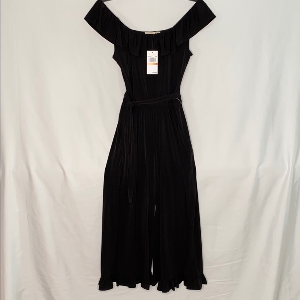 Michael Kors Ruffle Neck Jumpsuit